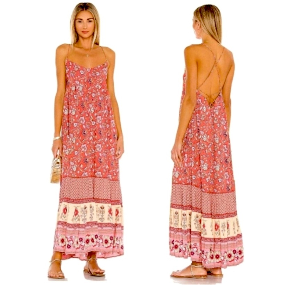 Spell x Free People Portobello Road Strappy Maxi Dress Size S